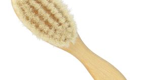 Sanfte Baby-Ziegenhaar-Bürste ? natürliche, weiche Pflege