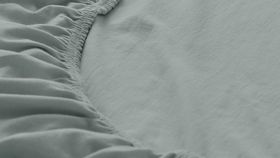 hessnatur Jersey-Spannbetttuch aus Bio-Baumwolle - grün - Größe 140-160x200 cm