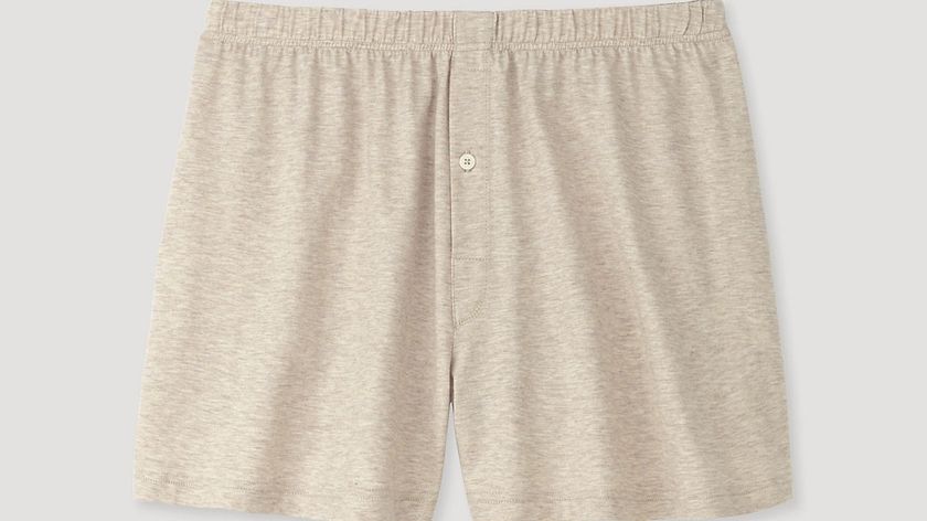 hessnatur Herren Boxershorts aus Bio-Baumwolle - beige - Größe 4