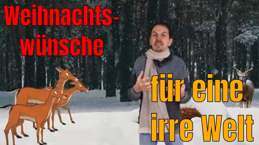 Weihnachtswünsche für eine irre Welt