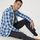 hessnatur Herren Karo-Hemd Relaxed aus Bio-Baumwolle - blau - Größe XS (37/38)