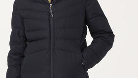 hessnatur Damen-Outdoor Daunenjacke Nature Shell aus Bio-Baumwolle mit Daunen - grau - Größe 46