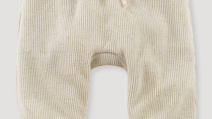 hessnatur Baby Hose aus Bio-Baumwolle mit Leinen - natur - Größe 86/92