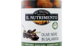 Schwarze, frische Oliven in Salzlake online bestellen