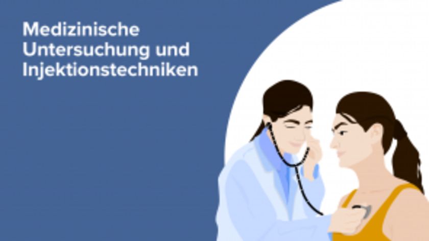 Medizinische Untersuchung und Injektionstechniken