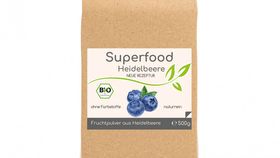 Superfood Heidelbeere bio Pulver 500g im Vorratsbeutel