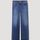 hessnatur Damen Jeans Wide Leg aus Bio-Denim - blau - Größe 34/32