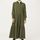 hessnatur Damen Midikleid aus Bio-Baumwolle mit Bio-Schurwolle - grün - Größe 46