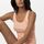 hessnatur Damen Tanktop Fitted im 2-er Pack PURE NATURE aus Bio-Baumwolle - orange - Größe 42