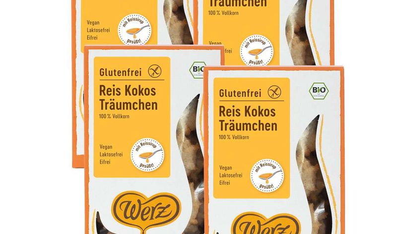 Reis Kokos Träumchen Gebäck glutenfrei ohne Ei im Sparpack