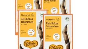 Reis Kokos Träumchen Gebäck glutenfrei ohne Ei im Sparpack