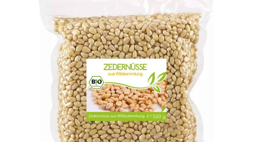 Naturbelassene Bio-Zedernüsse aus Wildsammlung - 500g