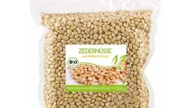 Naturbelassene Bio-Zedernüsse aus Wildsammlung - 500g