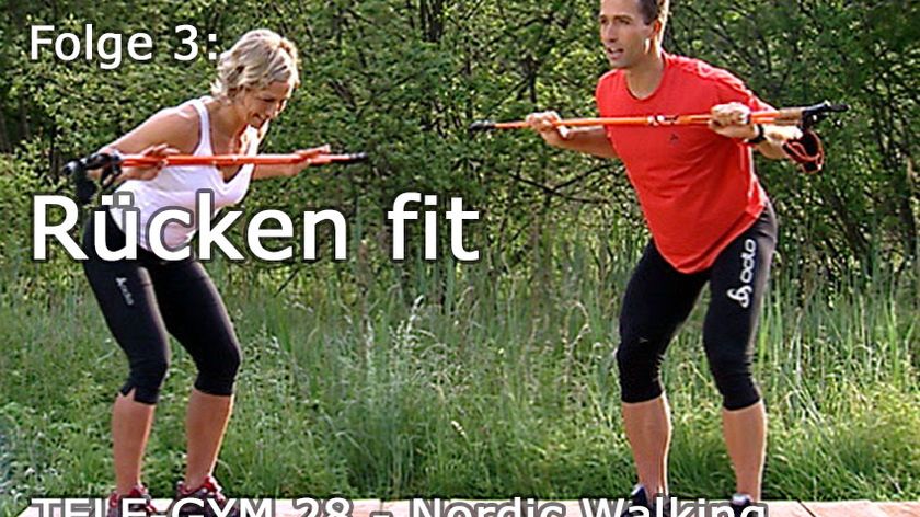 TELE-GYM 28 Nordic Walking Folge 3 Rücken fit VOD