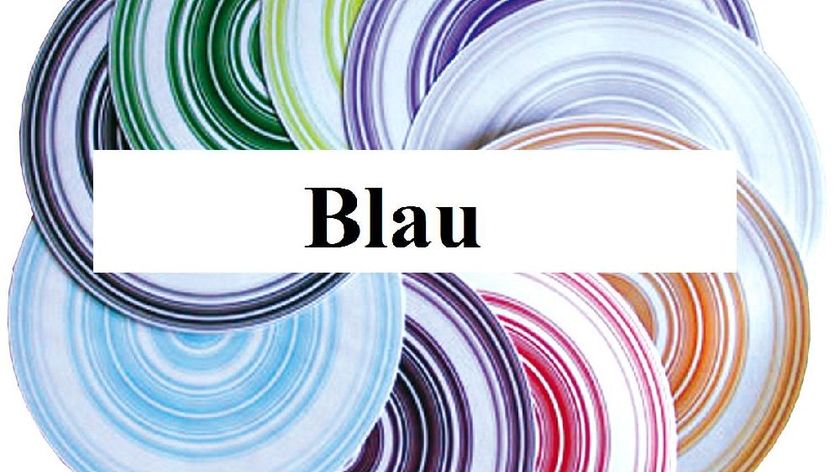 Gravitationswellen Mandala "Venus" Blau 18cm