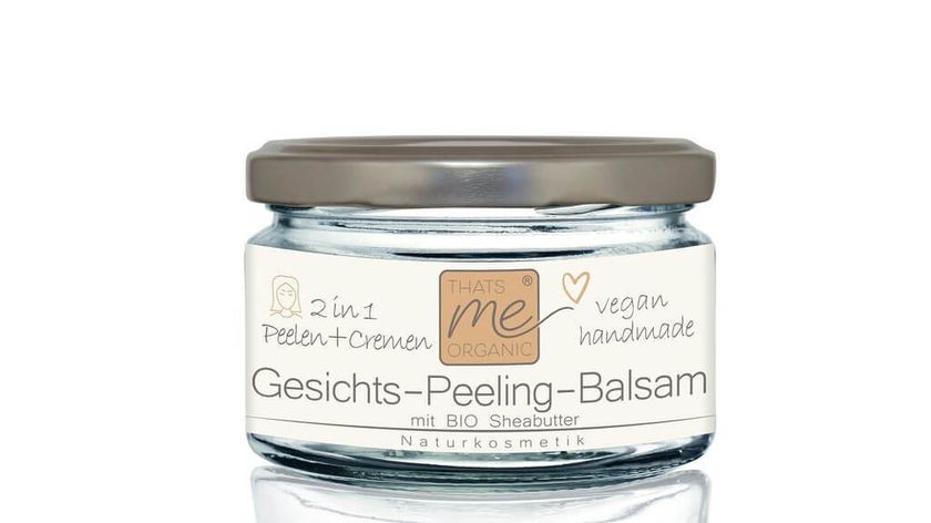 Veganes Gesichts-Peeling-Balsam Bio 2 in 1 mit Sheabutter 50ml Naturkosmetik - ohne künstliche Dufts