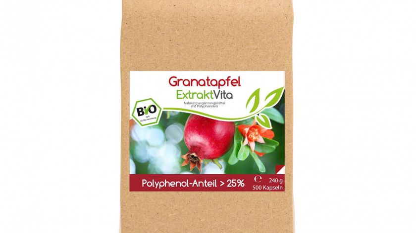 Bio Granatapfel-Extrakt Vita - 8 Monatsvorrat - 500 Kapseln im Vorratsbeutel