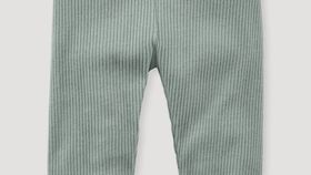 hessnatur Baby Leggings aus Bio-Baumwolle mit Schurwolle - grün - Größe 98/104