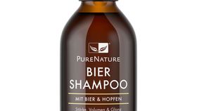 PureNature Bier Shampoo ohne Parfüm - stärkt die Haare & gibt Volumen