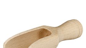 Holzschaufel Grösse S halbrunde Form 7.5cm lang