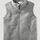 hessnatur Kinder Wollfleece Weste Regular aus Bio-Merinowolle - grau - Größe 98/104