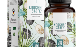 Calcium Kapseln mit Vitamin C - Knochenstark - 2 Dosen Knochenstark (beliebteste Option)