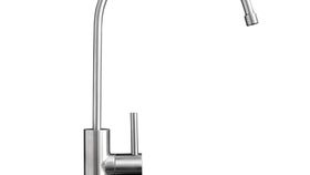 Alvito 1-Wege-Armatur Trento Edelstahl für Einbau Wasserfilter