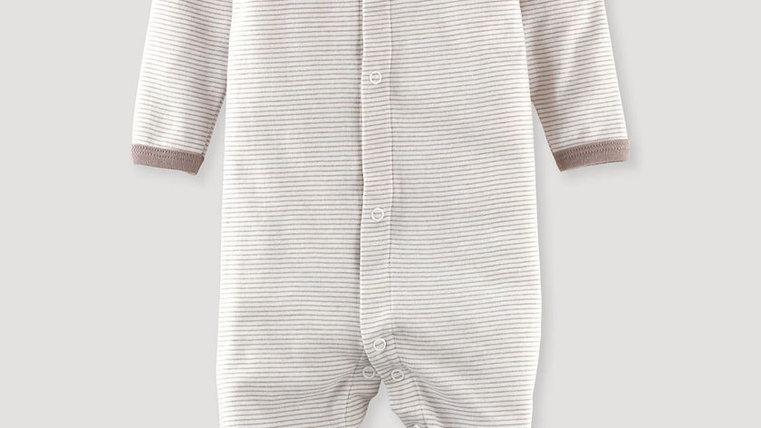 hessnatur Baby Schlafoverall aus Bio-Baumwolle - lila - Größe 86/92
