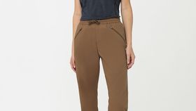 hessnatur Damen-Outdoor Outdoor-Jogpants aus Bio-Baumwolle - braun - Größe 40