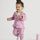 hessnatur Baby Softfleece Jacke Regular aus Bio-Baumwolle - lila - Größe 86/92