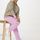 hessnatur Damen Sweat-Hose Relaxed aus Bio-Baumwolle - rosa - Größe 44