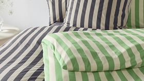 hessnatur Renforcé Bettwäsche-Set CANNES aus Bio-Baumwolle - grau - Größe 155x220 / 40x80 cm