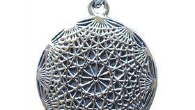 Anhänger "Kosmogramm" Silber 925 3,0cm 6,8g