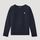 hessnatur Kinder Langarmshirt aus Bio-Baumwolle - blau - Größe 98/104