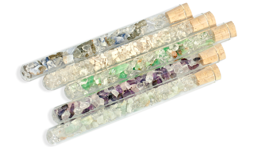 Mini-Edelsteinwasser-Stab Set to "ToGo"