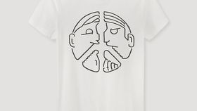 hessnatur Herren Peace Shirt hessnatur Tobias aus Bio-Baumwolle - weiß - Größe 50