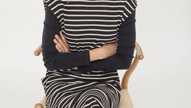 hessnatur Damen Rib Jersey Kleid Midi Regular aus Bio-Baumwolle - beige - Größe 40