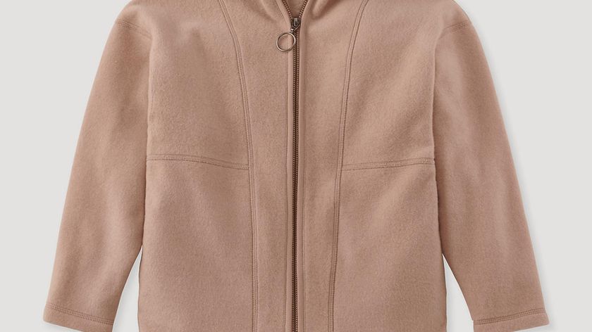 hessnatur Kinder Softfleece-Jacke aus Bio-Baumwolle - rosa - Größe 158/164