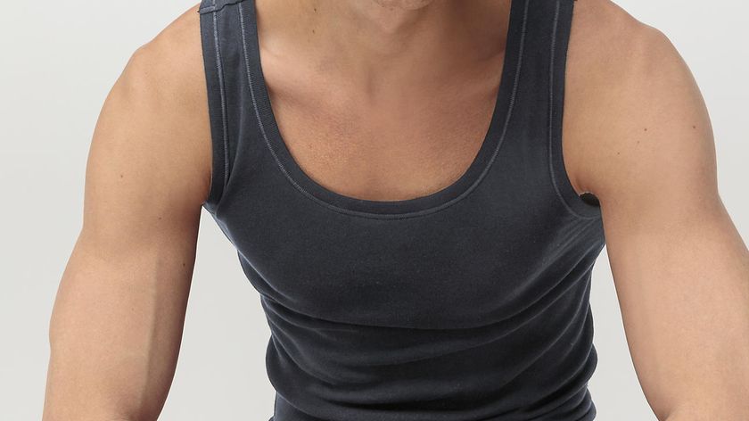 hessnatur Herren Athletic Shirt Regular im 2er-Pack aus Bio-Baumwolle - schwarz - Größe 5