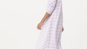 hessnatur Damen Nachthemd aus Bio-Baumwolle - weiß - Größe 44