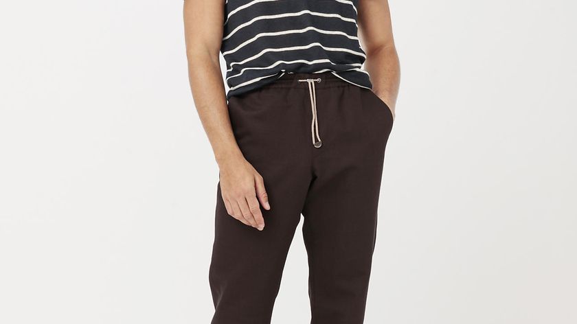 hessnatur Herren Sommerhose aus Bio-Baumwolle mit Leinen - braun - Größe 46