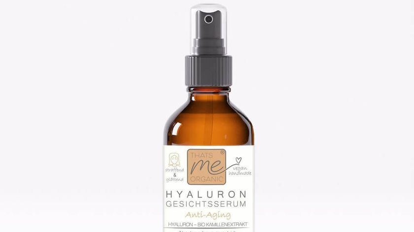 Veganes Hyaluron-Gesichtsserum Anti Aging glättend & straffend 30ml mit Hyaluron + Bio Kamille