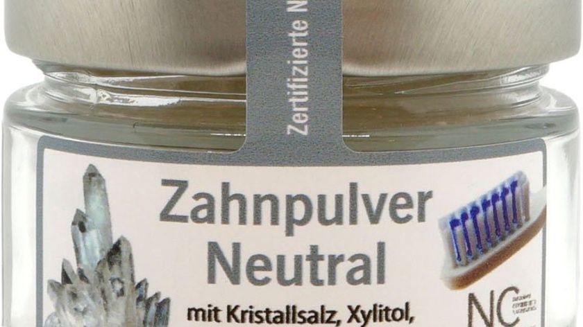 Basisches Zahnpulver - ohne Fluorid