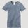 hessnatur Kinder  Kurzarmshirt aus Bio-Merinowolle und Seide - blau - Größe 98/104