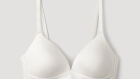 hessnatur Damen metallfreier Spacer-BH aus Bio-Baumwolle und TENCEL™Modal - weiß - Größe 80B