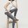 hessnatur Damen Jeans LINA Mid Rise Skinny aus Bio-Denim - grau - Größe 27/34