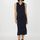 hessnatur Damen Strickkleid Midi Slim aus Bio-Baumwolle - blau - Größe S