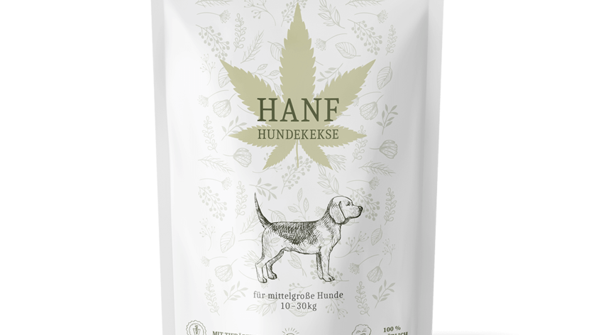 Hanf-Hundekekse für mittelgroße Hunde – 150 Kekse
