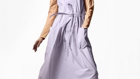 hessnatur Damen WUNDERKIND X HESSNATUR Midi-Kleid aus Bio-Baumwolle - lila - Größe 46