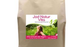 Jod Natur (Astaxanthin) Vita - 500 Kapseln im Vorratsbeutel